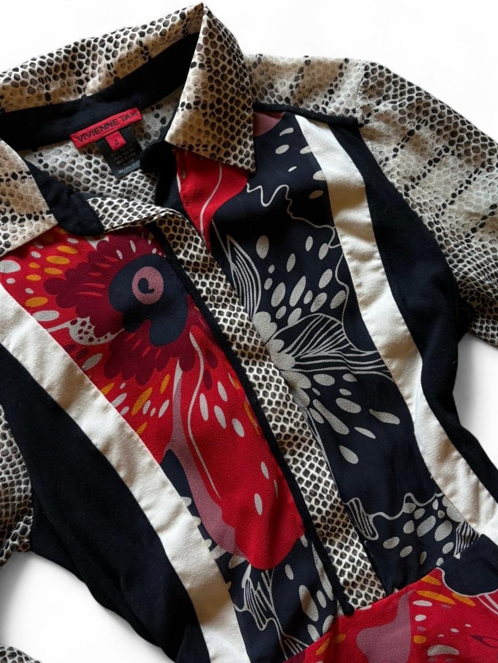 Vivienne Tam Silk Midi Dress - Picture 2 of 8